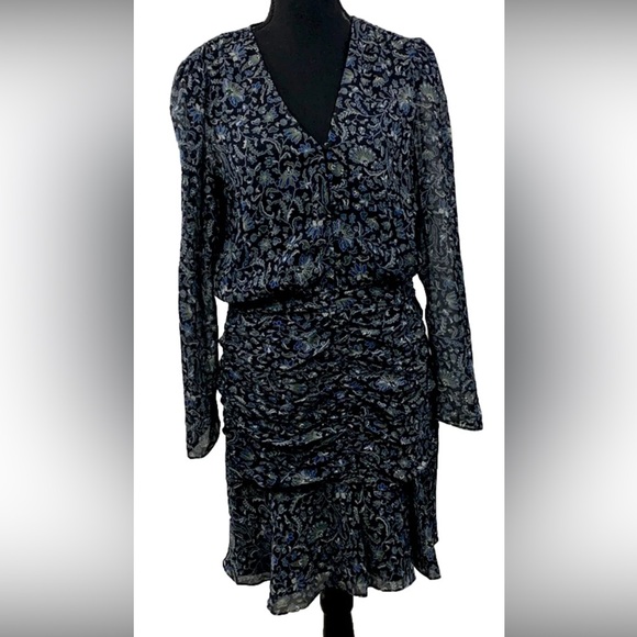 Veronica Beard Rosalie Vine rushed dress, 6 - Picture 3 of 13